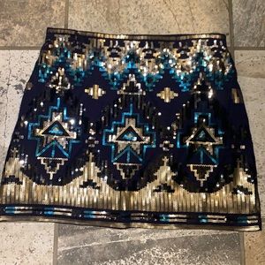 Miami-Sequin mini skirt